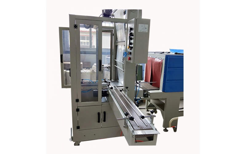 袖口式全自動六個核桃套膜熱收縮包裝機